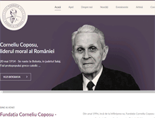 Tablet Screenshot of corneliu-coposu.ro